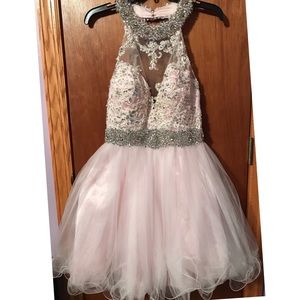 Alyce Halter Jeweled Prom Ball Dress size 10